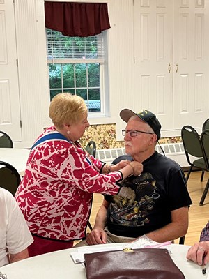 Honorary Partner ceremony for MA VVA Chapter 907 by the MA State Society NSDAR.